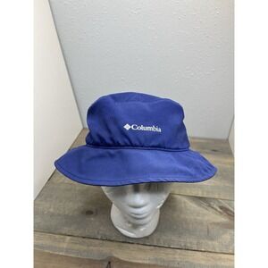 Columbia Omni-ligh Lightweight Floppy Bucket S/M Fishing Stretch Fit Hat Blue